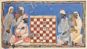 Image result for Persian manuscript chess