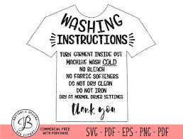 Cup care instructions card template, editable tumbler washing care instructions, printable mug care instructions card, etsy shop insert card. Garment Care Card Svg Htv Wash Instructions Clothing Care Etsy