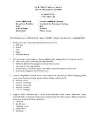 Maybe you would like to learn more about one of these? Soal Tes Tertulis Ukk