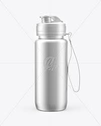 Metallic Sport Bottle Mockup In Bottle Mockups On Yellow Images Object Mockups