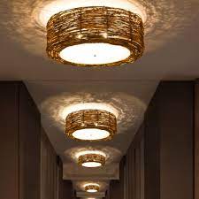 There are various attractive models of bedroom light fixtures. Hand Woven Flush Mount Lamp With Round Shade Modern Rattan 3 Lights Bedroom Ceiling Light Ceiling Lights Light Fixtures Bedroom Ceiling Ceiling Light Fixtures