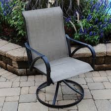 Backyard Creations Augustine Swivel Rocker Patio Chair Outdoor Swivel Chair Backyard Creations Patio Chairs