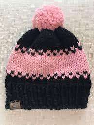 Free Knitting Pattern 2 Color Fair Isle Beanie Hat In 2021 Baby Hat Knitting Pattern Hat Knitting Patterns Knitting Patterns Free Hats