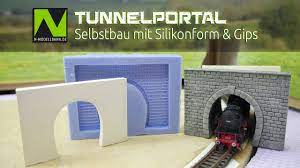 Alles fur den tunnelbau spur n kaufen auf ricardo from img.ricardostatic.ch. Tunnelportal Selbstbau Mit Silikonform Gips N Modellbahn Youtube