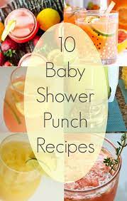 Girl Boy Gender Neutral Baby Shower Drinks Easy Pretty Baby Shower Drinks Punch Recipes Baby Shower Punch