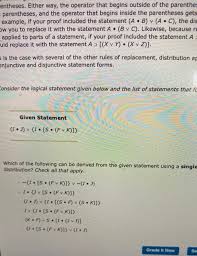 Solved Versa Similarly Have A Statement Or Part Of A S Chegg Com