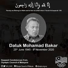 Olympic council of malaysia (ioc code: Oca Malaysia Noc In Mourning For Dance Sport Founder Olympic Footballer
