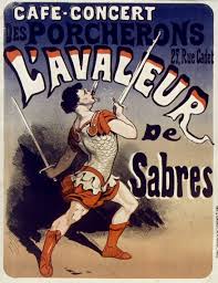 Cafe Concert Des Porcherons L Avaleur De Sabres 1876 Comic Book Cover Jules Cheret Concert
