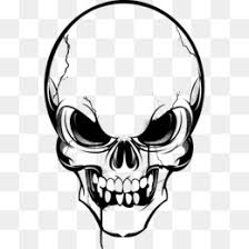 These examples show the correct application of the youtube logo on different solid backgrounds. Human Skull Drawing