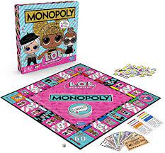 Chicas lol surprise vestir embarazadas frozen soy luna cocina sailor moon maquillar barbie princesas disney monster high categorías de juegos go to top traemos una amplia gama de juegos gratuitos donde actualizamos a diario con novedades sorprendentes y últimas tendencias que no puedes perderte. Monopoly Game L O L Surprise Edition Juego De Mesa Para Ninos A Partir De 8 Anos Toys Ga Amazon Com