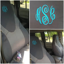Monogrammed Car Seat Covers For My Jeep Car Accessories Preppy Car Accessories Car Seats