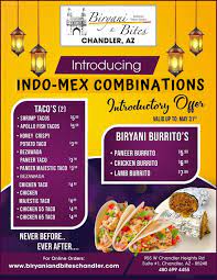 Search for other mexican restaurants in chandler on the real yellow pages®. Introducing New Indo Mex Combinations Biryani Bites Chandler Facebook