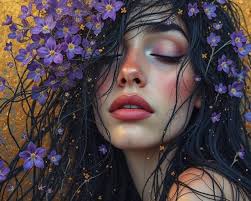 AI Generated Violets Photos and Artwork