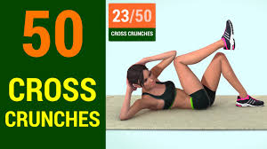 Maybe you would like to learn more about one of these? 50 Cross Crunches Challenge Abs And Oblique Home Workout Youtube