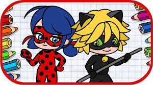 как нарисовать леди баг и супер кота вместе поэтапно Risuem Ledi Bag I Super Kota Drawing Ladybug And Cat Noir Kak Narisovat Multik Youtube