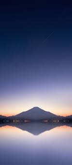 Autumn wallpaper examples for your desktop background. Ios 11 Iphone X Lake Sky Mountain Purple Sunset Orange Coast Photography Nature Apple Wallpaper Iphone 8 Clean Beauty Colour Ios Minimal Seni