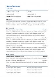 Cv format pick the right format for your situation. English Cv Format Word Free
