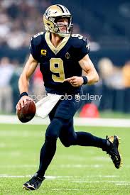 Drew brees of the new orleans saints celebrates after throwing a touchdown pass to taysom hill during the fourth quarter against the minnesota. Drew Brees New Orleans Saints V Houston Texans Superdome 2019 Images American Football Posters