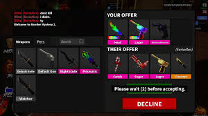 500 mm2 value list to get the best items 2021 murder mystery 2 is an amazing game in roblox that features multiple characters and their roles. Roblox Mm2 Trading Chroma Luger Chroma Heat And Elderwood Revolver For Corrupt Set And Candy Set Youtube