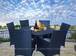 Maybe you would like to learn more about one of these? Black Victoria 6 Seater Round Wicker Outdoor Dining Set