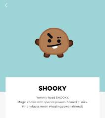 The description for shooky goes like: Character Profile Of Shooky Bt21 Bts Drawings Bts Fanart Bts Bangtan Boy