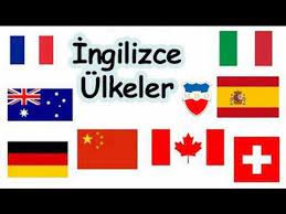 ingilizce ulkeler ulkelerin bayraklari milletler ingilizce bayrak youtube