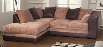 Find ideas and inspiration for brown sofa living room to add to your own home. Dylan Corner Lhf Brown And Coffee Portobello Cord Leather Sofa World