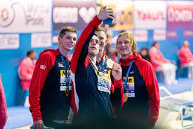 There are multiple relay races: Duncan Scott Overhauls Adrian For Relay Gold Swimming World News