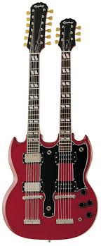 Epiphone G 1275 Custom Double Neck Guitar Climb Your Own Stairway To Heaven With The Epiphone G1275 Custom Double Neck Guit Guitarras Instrumentos Musica Boa