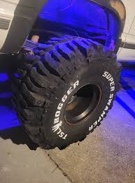 Throwing around the idea of trading my wheels and tires for some swampers  that will fit a 20 in wheel preferably 44 boggers just the rubber anybody  out there with any nice