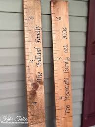 Giant Ruler Hand Painted Family Growth Chart Childrens