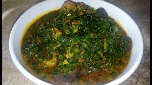 Add about a cup of water to it and stir to make a very thick paste as you can see below. How To Prepare Declicious Edikaikong Soup Calabar Delicacy Jotscroll