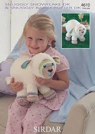 Lamb props | stuffed animal and bonnet | sheep photo prop | lamb stuffie | sheep toy | knitted sheep toy | knitted doll sale price $16.20 $ 16.20 $ 18.00 original price $18.00 (10% off) Sirdar Snowflake Dk Baby Crofter Lamb Toy Knitting Pattern 4610