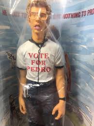 During his campaign speech, pedro said, if you vote for me, all your wildest dreams will come true. pedro's speech, and napoleon's dance routine. New Napoleon Dynamite Vote For Pedro 8 Talking Doll Figure Sealed 18 Sayings 1832914444