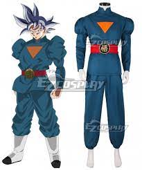 Goku, vegeta and mai travel to the mysterious prison planet in an attempt to rescue future trunks, who has been captured by an unknown force. Super Dragon Ball Heroes Goku God Officer Cosplay Costume