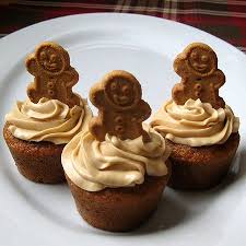 Gingerbread Cupcakes Real Mom Kitchen Gingerbread Cupcakes Christmas Baking Cupcake Cakes