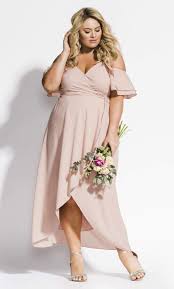 Miss Jessica Maxi Dress Ballet Pink In 2020 Bridesmaid Dresses Plus Size Plus Size Cocktail Dresses Blush Dresses