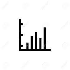 Diagram Or Chart Icon In Black Solid Color Or Glyph Style Icon