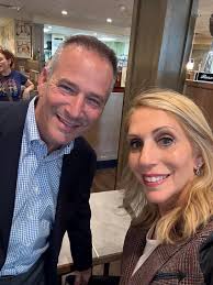 Fun afternoon at the deli with Dana Bash from CNN as she interviewed  several people about who they are voting for next month.