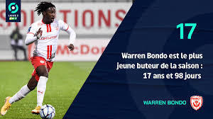 * sep 15, 2003 in évry, france Ligue 2 Bkt On Twitter 2e Plus Jeune Joueur A Avoir Dispute Un Match Cette Saison Warren Bondo Est Surtout Le Plus Jeune Buteur De La Saison ðŸ­ðŸ³ ð—®ð—»ð˜€