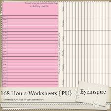 168 hours free freebie gift digifree worksheets pdf