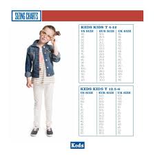 Keds Kids Size Chart Kids