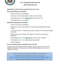 Aug 10, 2019 · understand corrected social security cards. Social Security Card U S Embassy In Guatemala