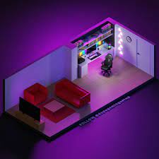 Our Customer Supersayiangr Has A Huge Room And Wants A Part Dopegamingsetup Gaming Setups 3d Mod Video Game Rooms Video Game Room Design Game Room Design