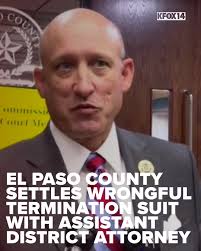 El Paso County has reached a settlement with Assistant District Attorney  John Briggs, who claimed he was wrongfully terminated by the district  attorney's office in 2022. https://bit.ly/46WdlB8