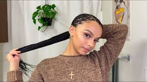 This app showcase mini & maxi dress fashion collections for women in different african print dress styles. How To Extra Flat Knotless Braids Youtube Twist Braid Hairstyles Box Braids Hairstyles Girls Hairstyles Braids