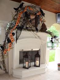 Shadows on the wall create a festive atmosphere of halloween in your home. 23 Best Ideas For Halloween Decorations Fireplace And Mantel