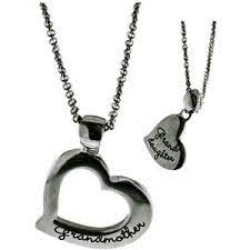Connections From Hallmark Stainless Steel Inscribed Grandmother Granddaughter Breakaway Pendants 18 20 Walmart Com Granddaughter Jewelry Grandmother Granddaughter Mother Daughter Gifts