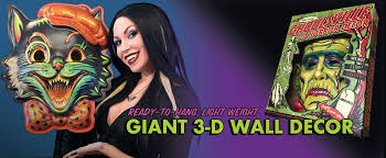 How big are the halloween decorations on pinterest? Giant 3 D Wall Decor Retro A Go Go