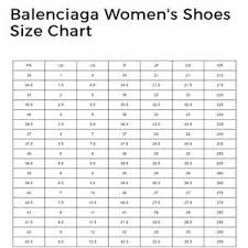 Balenciaga Runners Shoe Size Chart Best Picture Of Chart